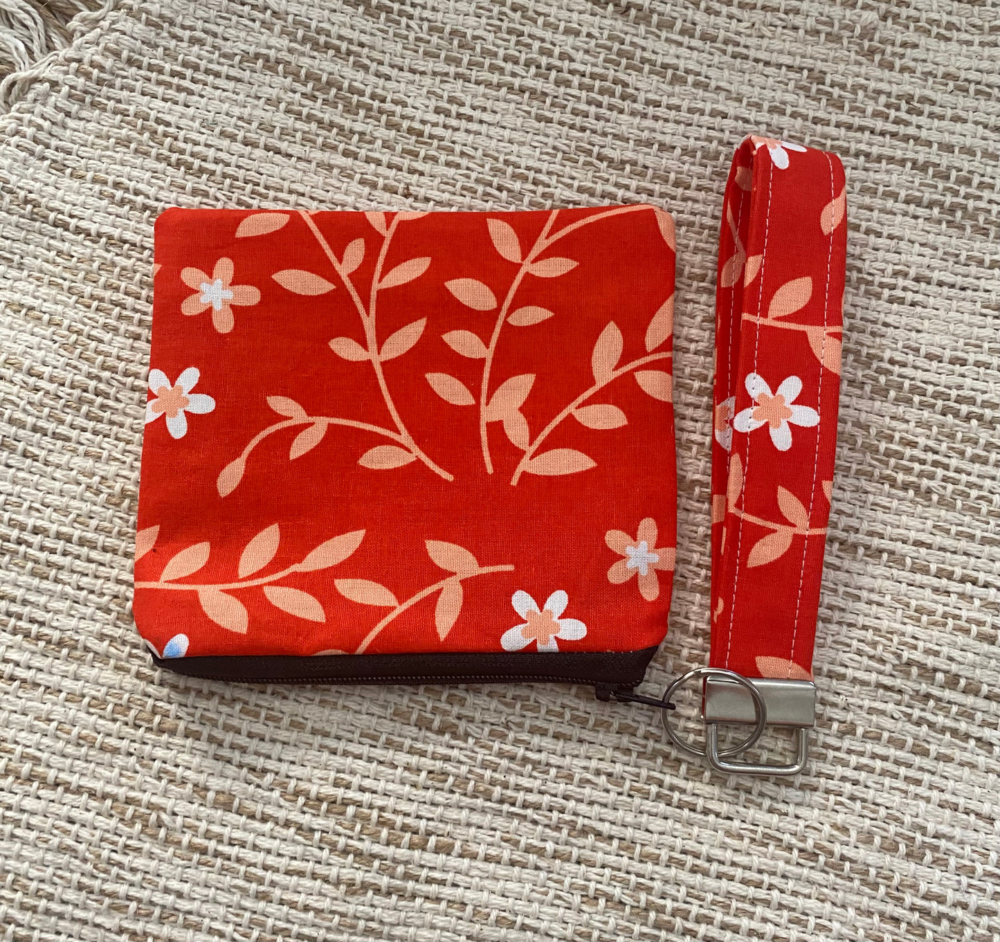 Handmade Floral wallet/keychain