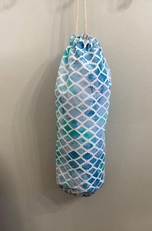 Mermaid print bag holder/organizer