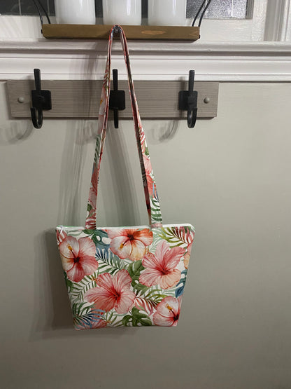 “Hawaiian” print medium size purse